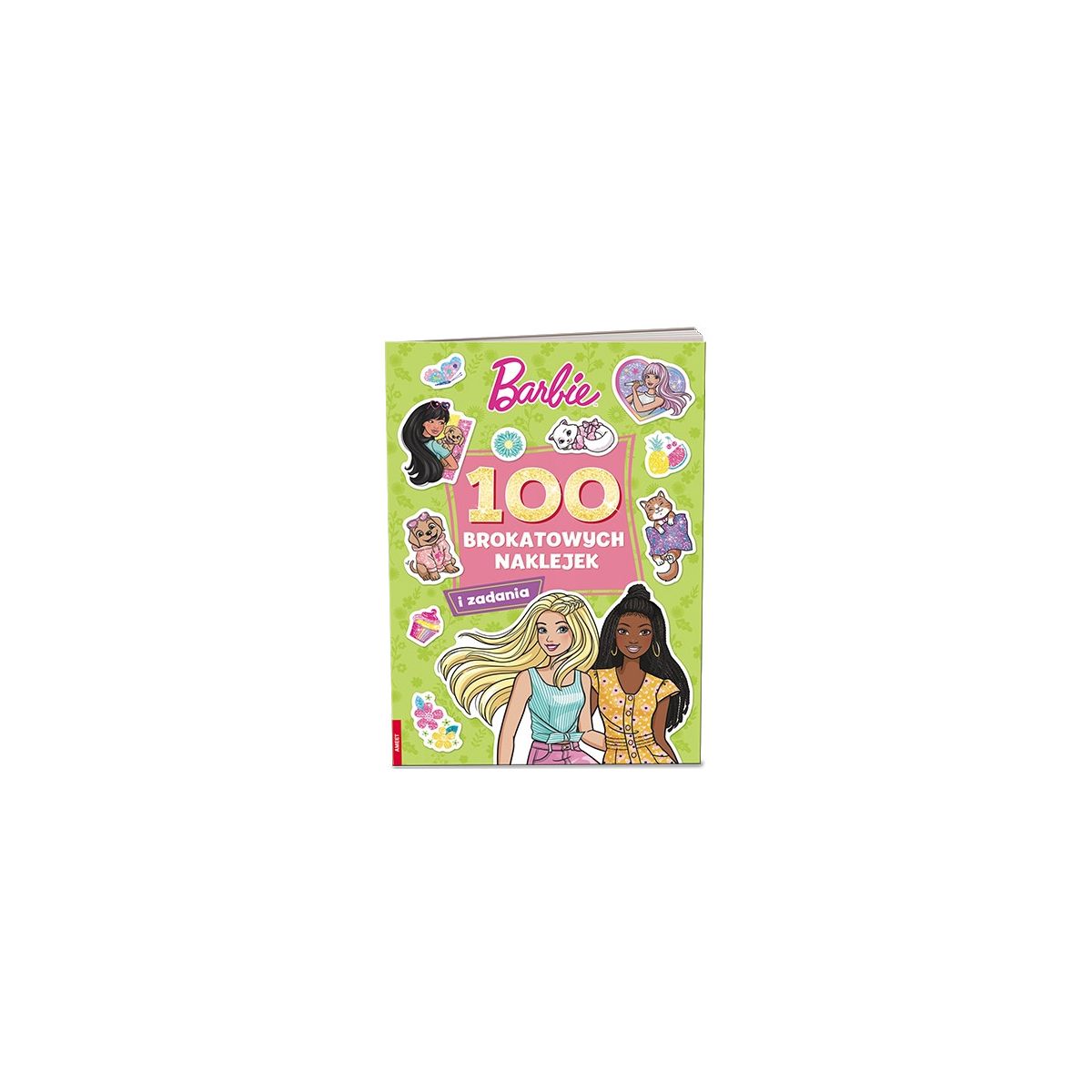 Książeczka edukacyjna Ameet Barbie™. 100 Brokatowych Naklejek (NB 1101)
