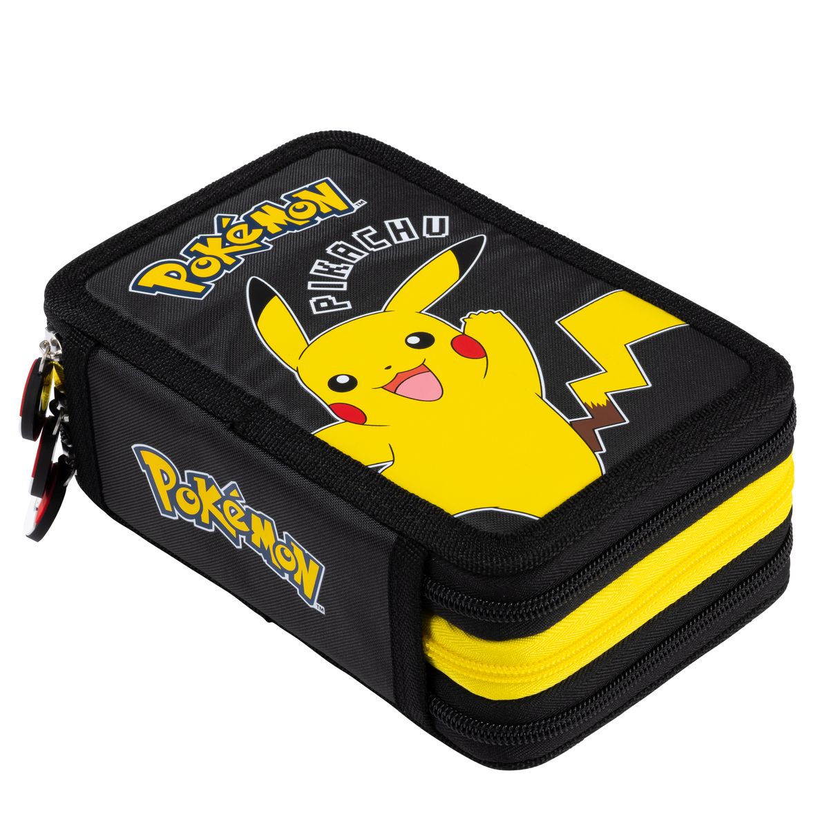 Piórnik POKEMON POTRÓJNY St.Majewski (z wyposażnieniem)