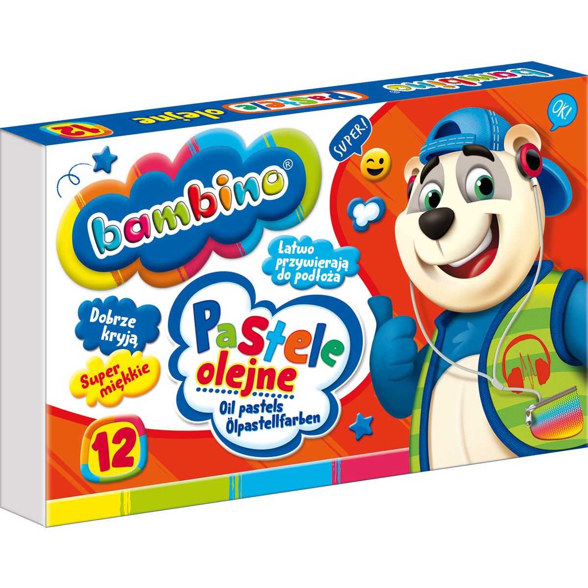 Pastele olejne 12 kol. St.Majewski (5903235003110)
