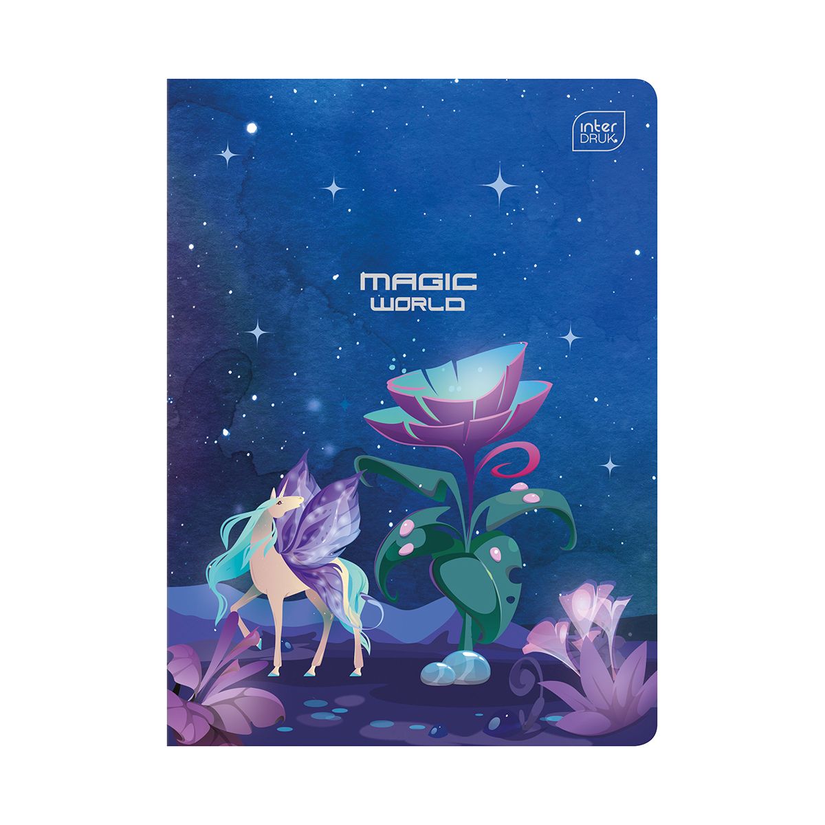 Zeszyt Interdruk METALIC FANTASY A5 60k. 70g krata