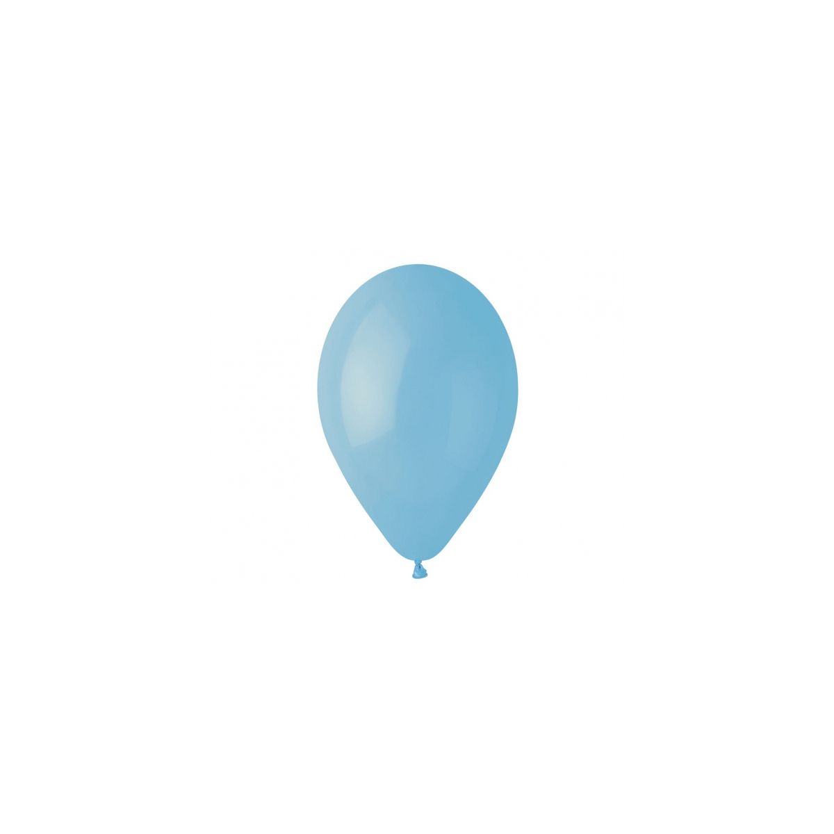 Balon gumowy pastelowy 100 szt niebieski 12cal Godan (G110/72)
