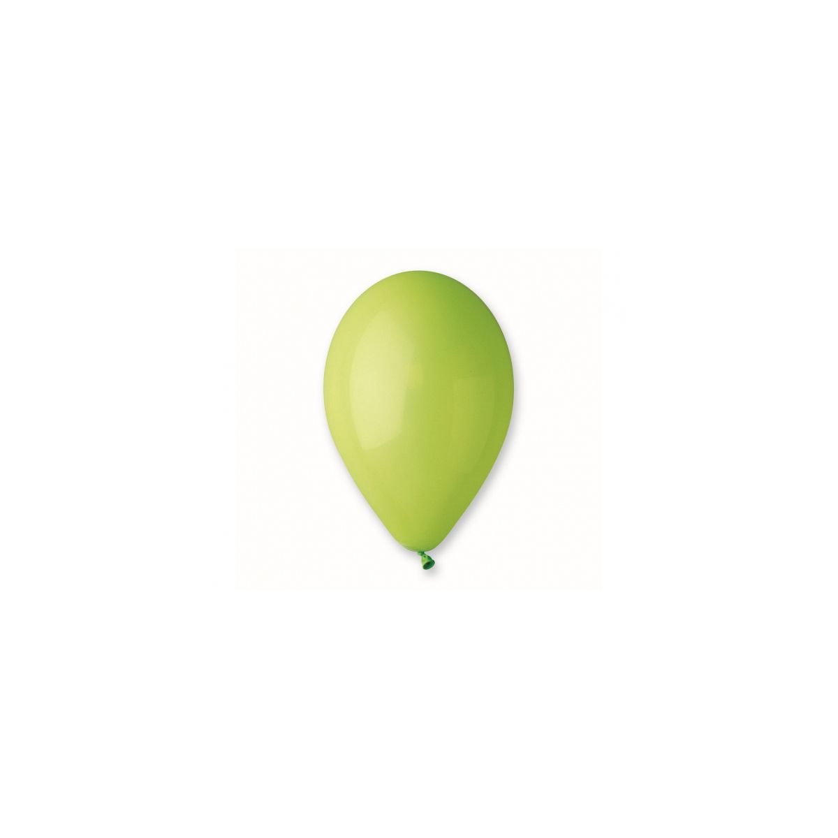 Balon gumowy pastelowy 100 szt zielony jasny 12cal Godan (G110/11)
