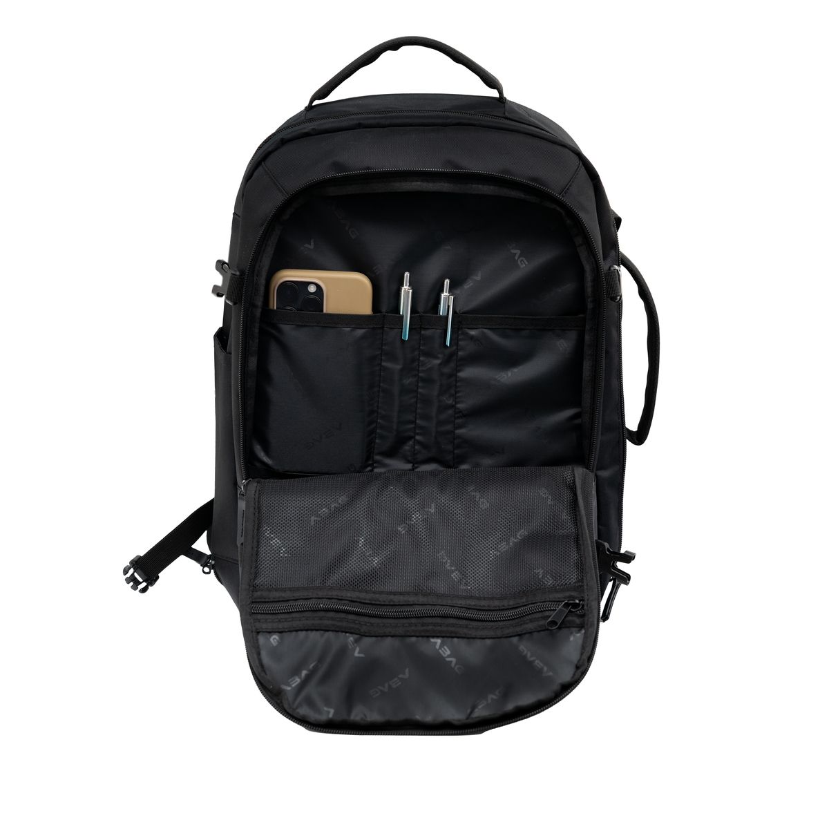 Plecak 2w1 Business&Travel ABAG black Astra (502025052)