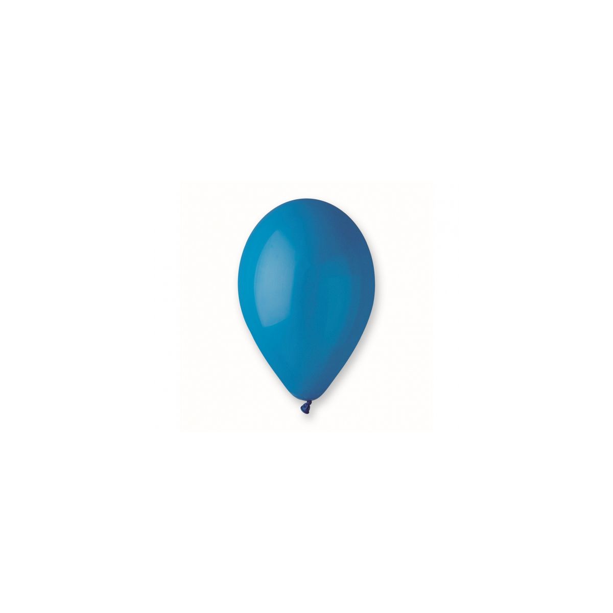 Balon gumowy pastelowy 100 szt niebieski Godan (G110/10)