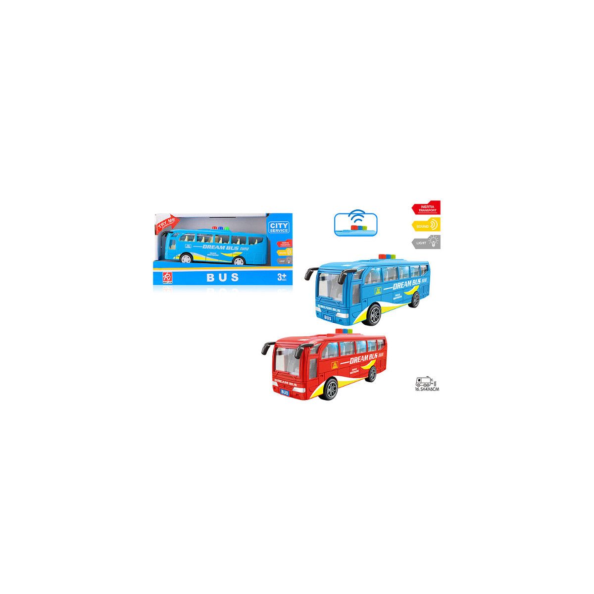 Autobus światło i dźwięk Bigtoys (BA4316)