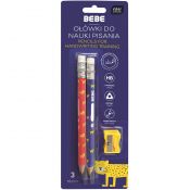 Zestaw piśmienniczy Bebe BEBE KIDS 2 szt jumbo + temerówka