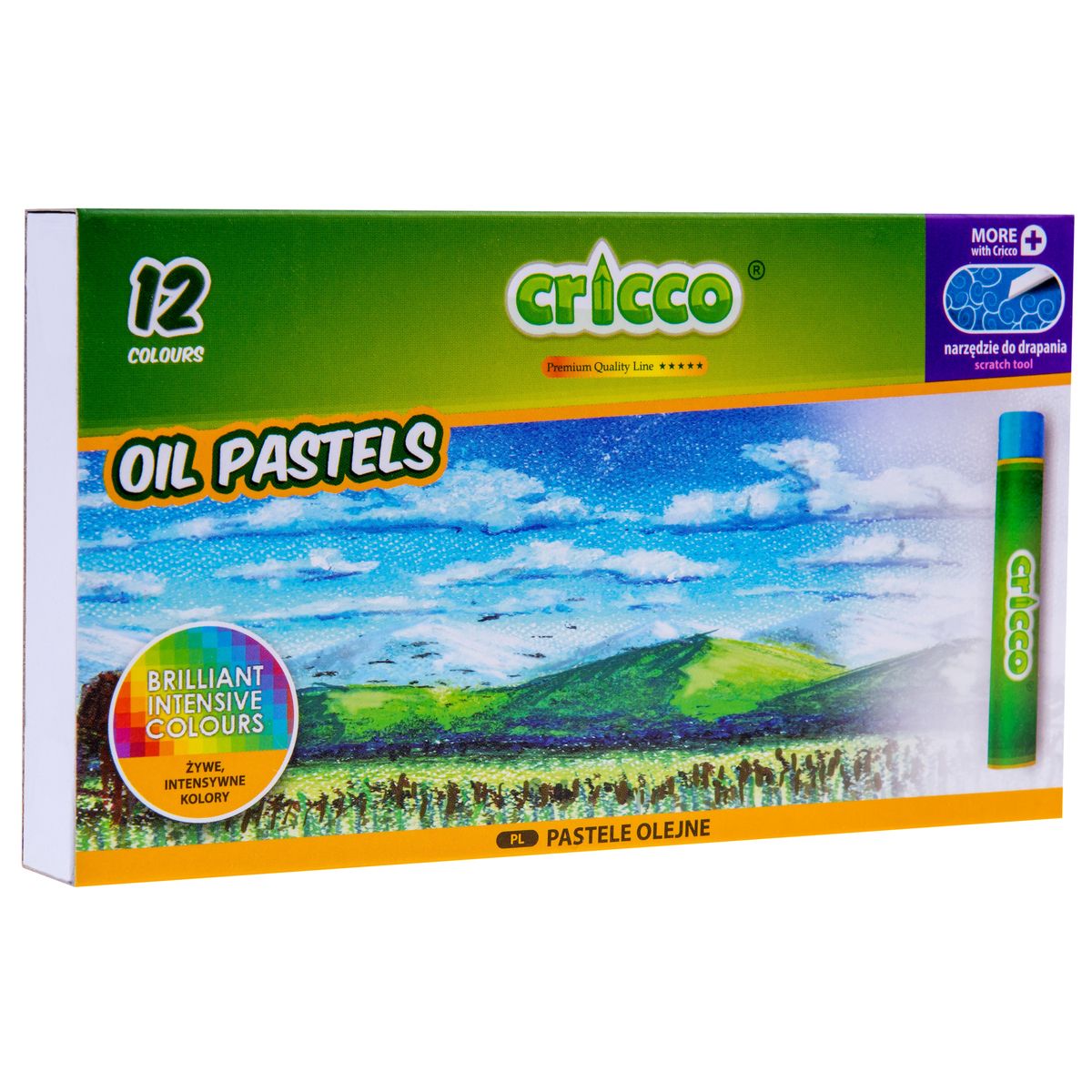 Pastele olejne 12 kol. Cricco (CR48112/A)