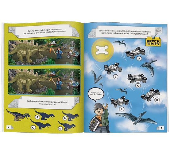 Książeczka edukacyjna Ameet LEGO® Jurassic World™. Jurajska przygoda Bena (LNC 6208)