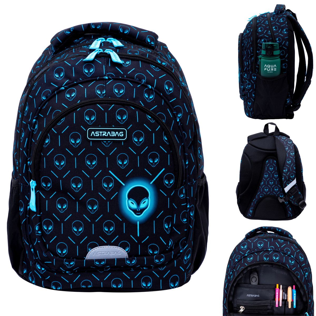 Plecak Astrabag Neon Ufo Astra (502025012)