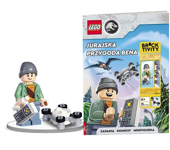 Książeczka edukacyjna Ameet LEGO® Jurassic World™. Jurajska przygoda Bena (LNC 6208)