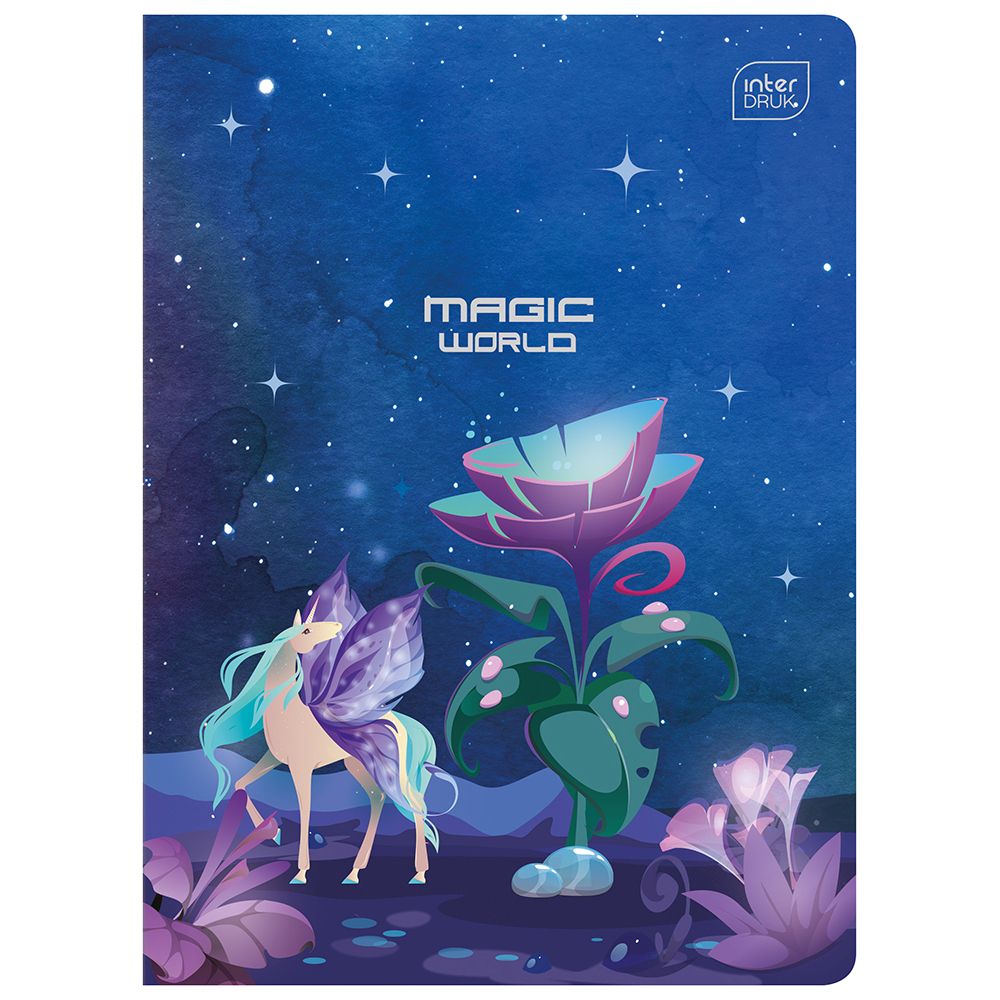 Zeszyt Interdruk METALIC FANTASY A5 60k. 70g krata