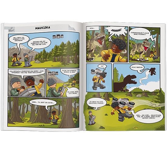 Książeczka edukacyjna Ameet LEGO® Jurassic World™. Jurajska przygoda Bena (LNC 6208)
